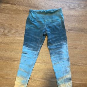 Hard tail tye dye leggings - ankle length